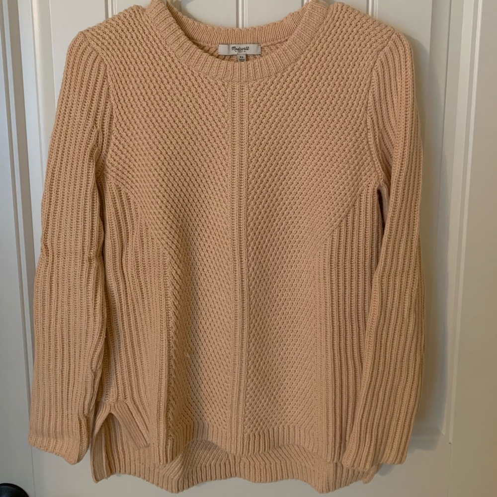 Madewell tan sweater